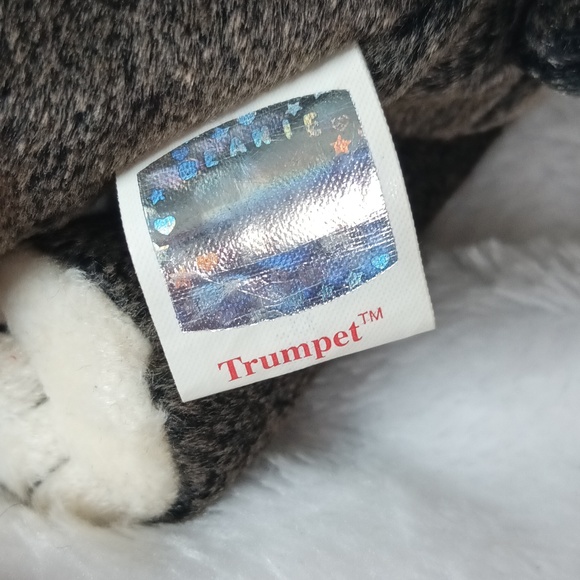 2000 Ty Elephant Plush Toy - Brown and White - Picture 12 of 13